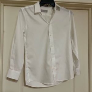 White button down